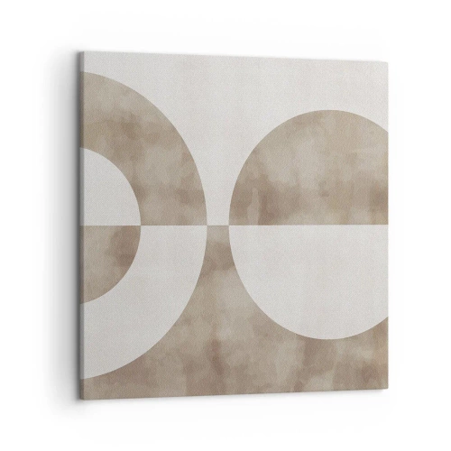 Cuadro sobre lienzo - Impresión de Imagen - Similitudes y diferencias - 50x50 cm