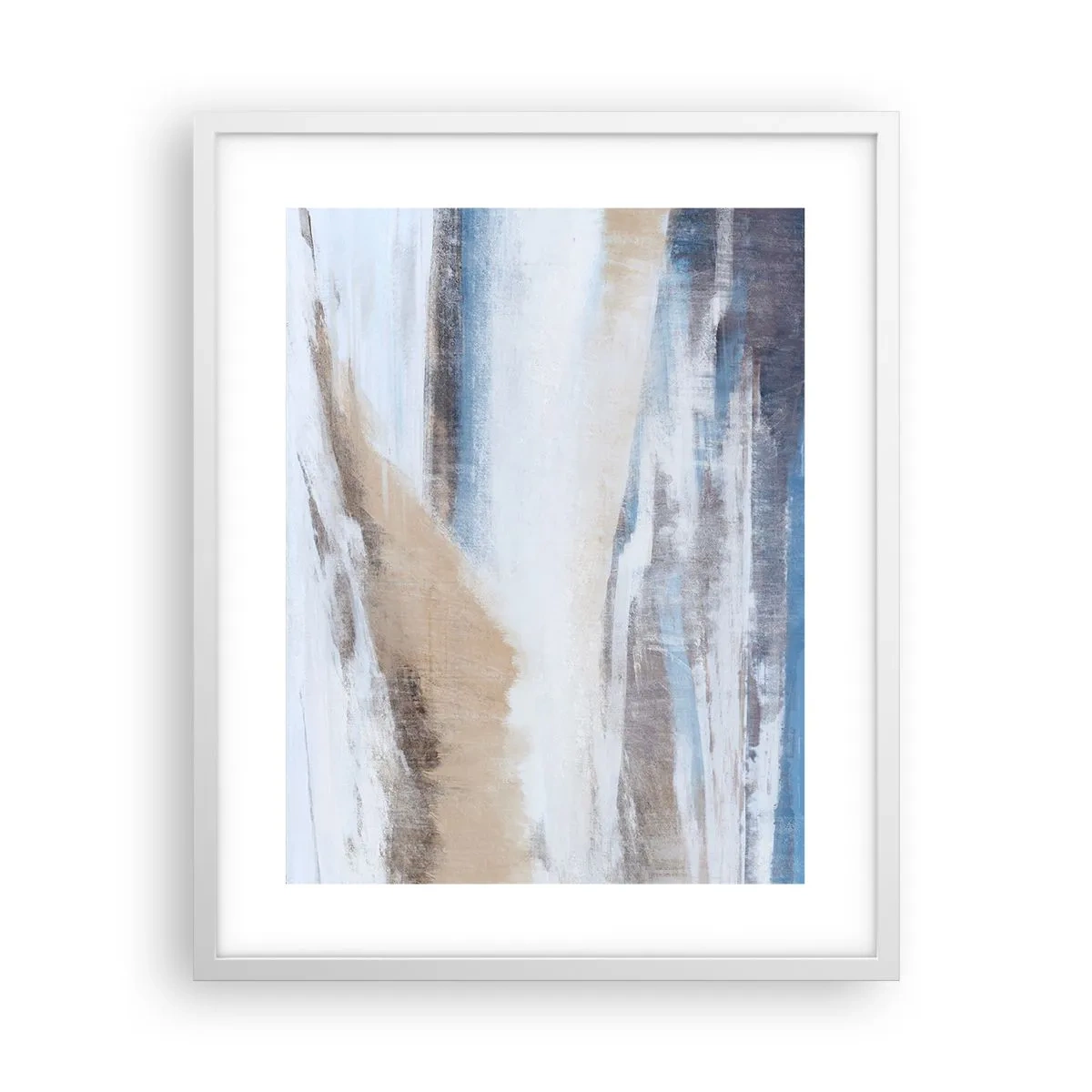 Póster en marco blanco - Composición invernal - 40x50 cm