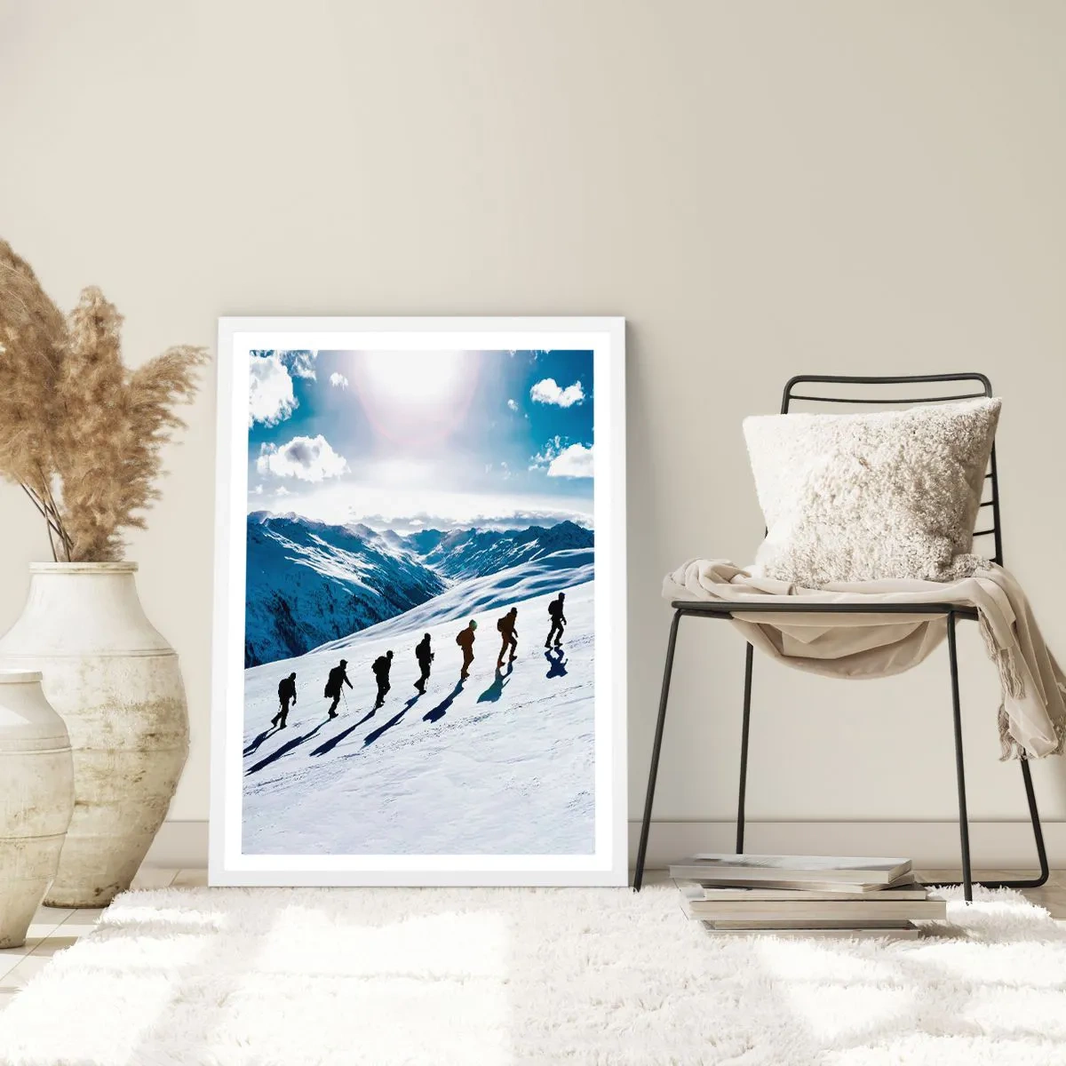 Póster en marco blanco - Equipo de conquistadores - 70x100 cm