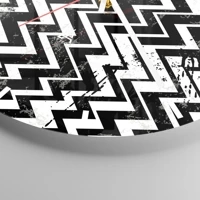 Esfera sin numeración, con rayas