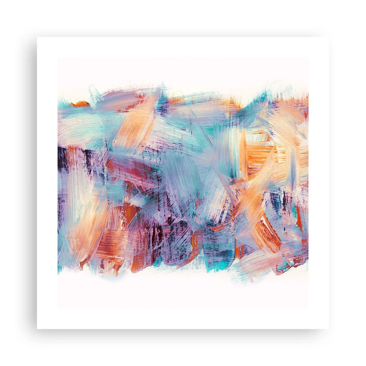 Póster - Colorido desorden - 50x50 cm