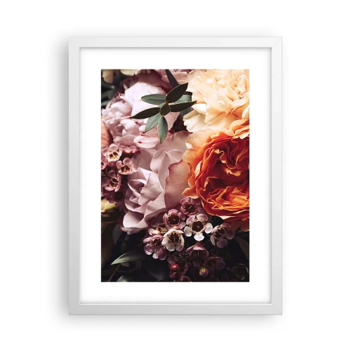 Póster en marco blanco - Belleza envolvente - 30x40 cm