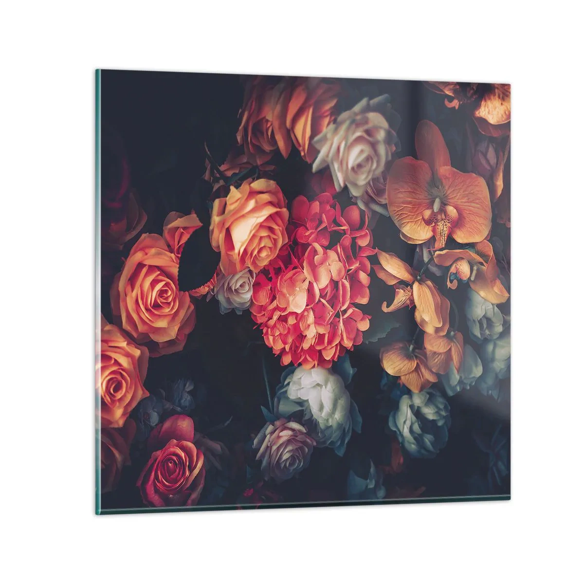 Cuadro sobre vidrio - Impresiones sobre Vidrio - Como los maestros holandeses - 70x70 cm