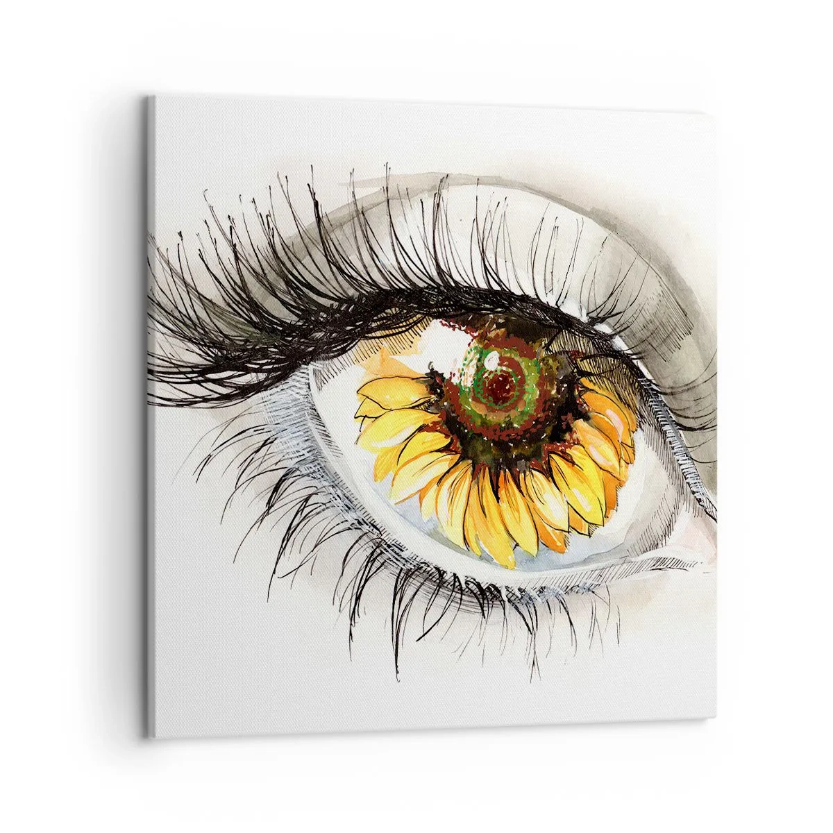 Cuadro sobre lienzo - Impresión de Imagen - Un aspecto tan caluroso como el verano - 50x50 cm