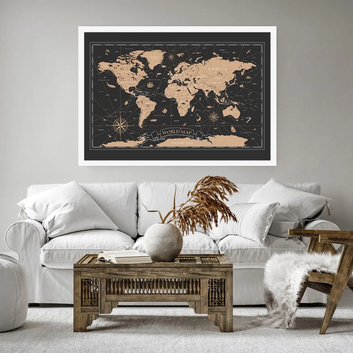 Póster - Las fronteras de mi mundo - 70x50 cm