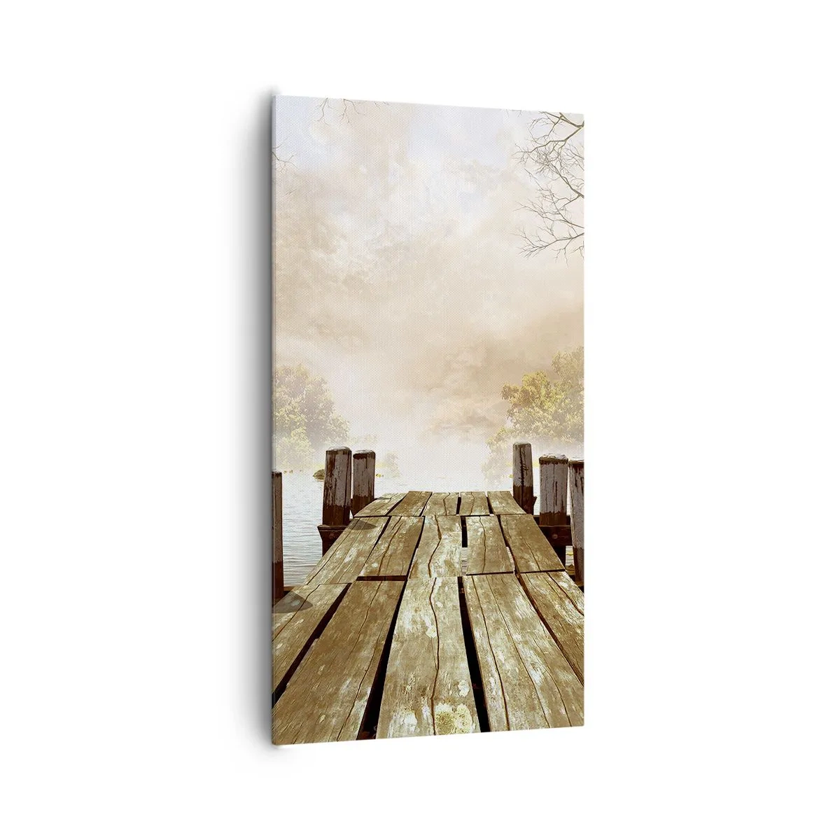 Cuadro sobre lienzo - Impresión de Imagen - La leve tristeza del otoño - 65x120 cm