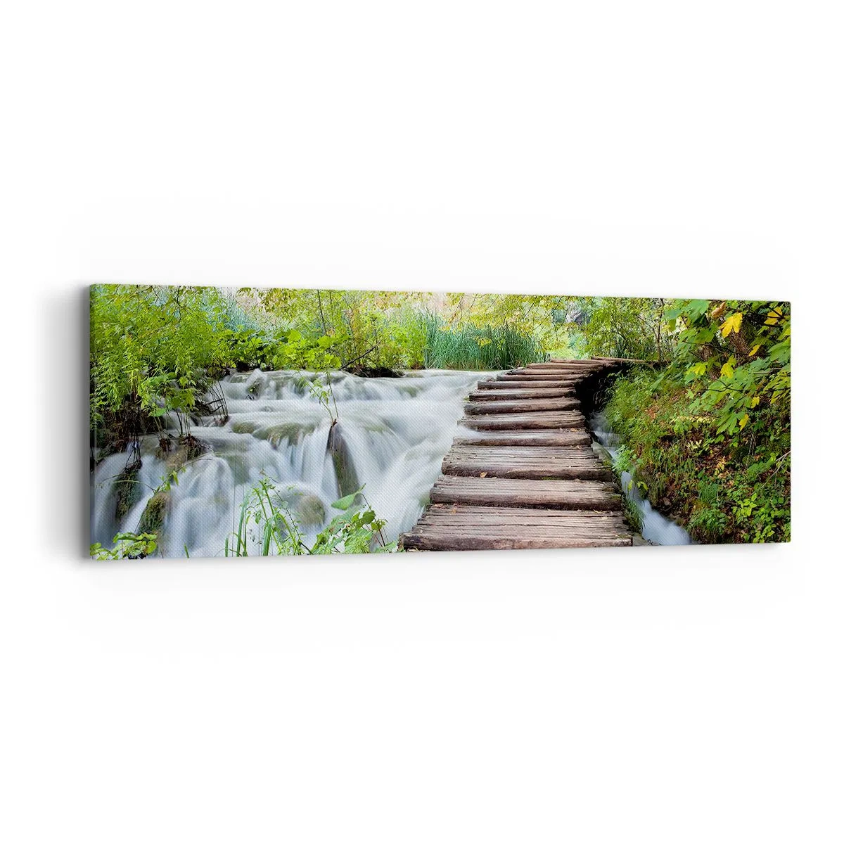 Cuadro sobre lienzo - Impresión de Imagen - No es agua silenciosa en absoluto - 90x30 cm