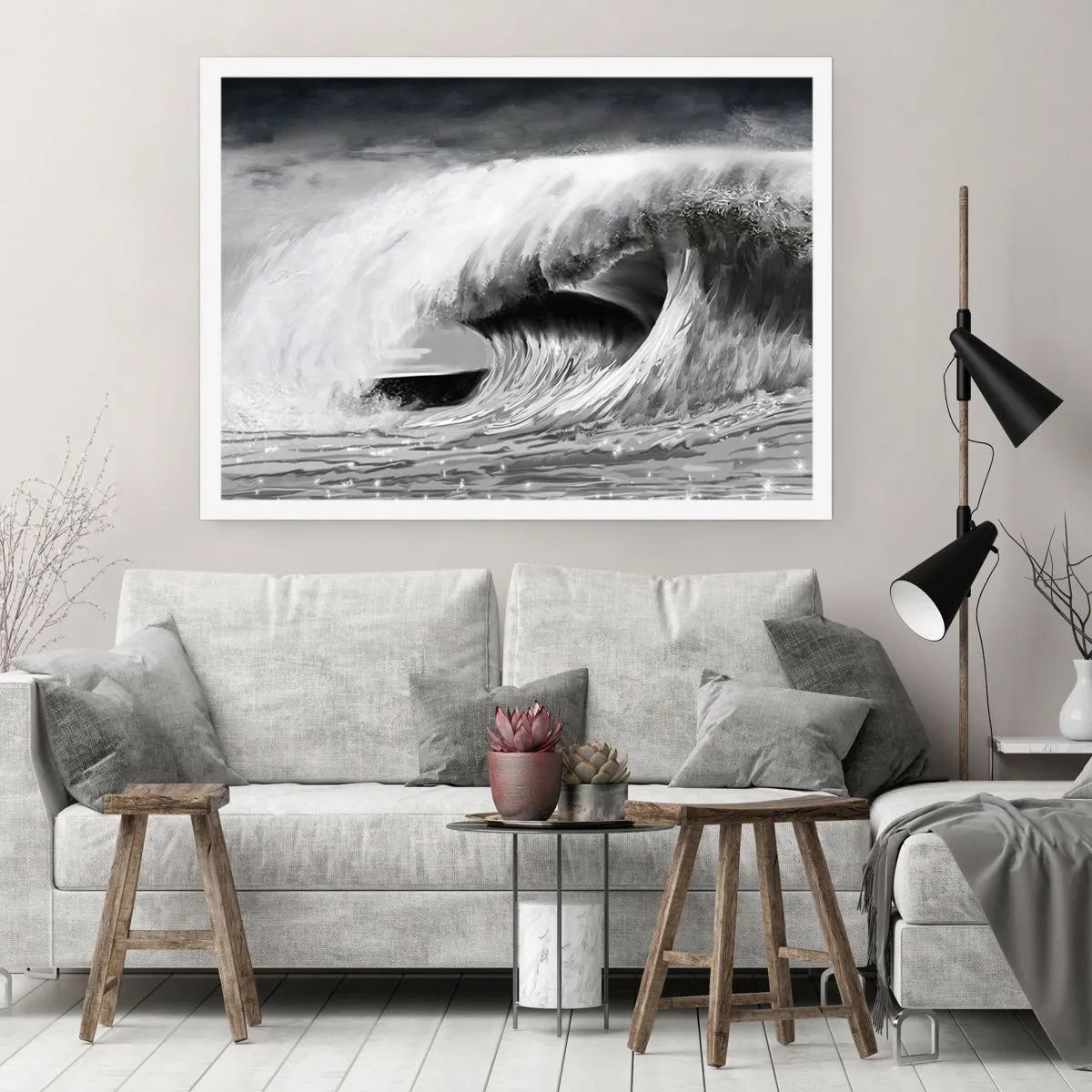 Póster - La ira del océano - 50x40 cm