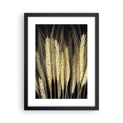 Póster en marco negro - Magia rústica - 30x40 cm