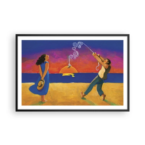 Póster en marco negro - Mucho más que una estrella del cielo - 91x61 cm