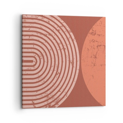 Cuadro sobre lienzo - Impresión de Imagen - Estrecha relación - 70x70 cm