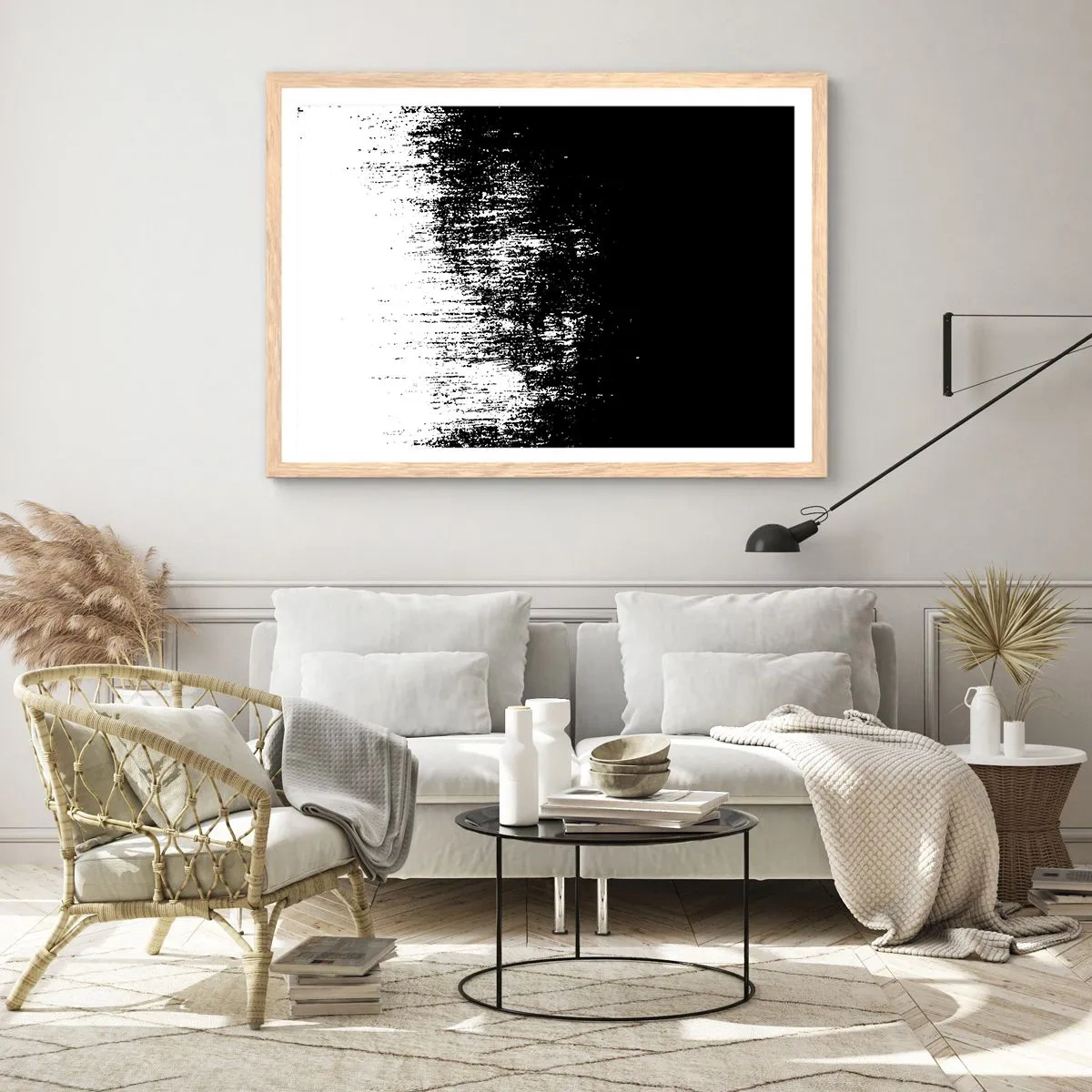 Póster en marco roble claro - Y el ganador es... - 100x70 cm