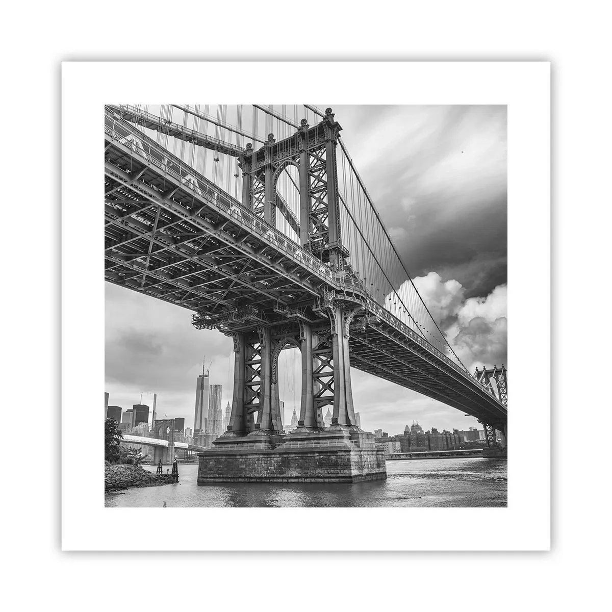 Póster - Al corazón de la ciudad - 40x40 cm