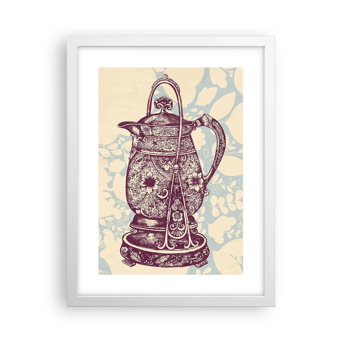 Póster en marco blanco - La belleza de lo cotidiano - 30x40 cm