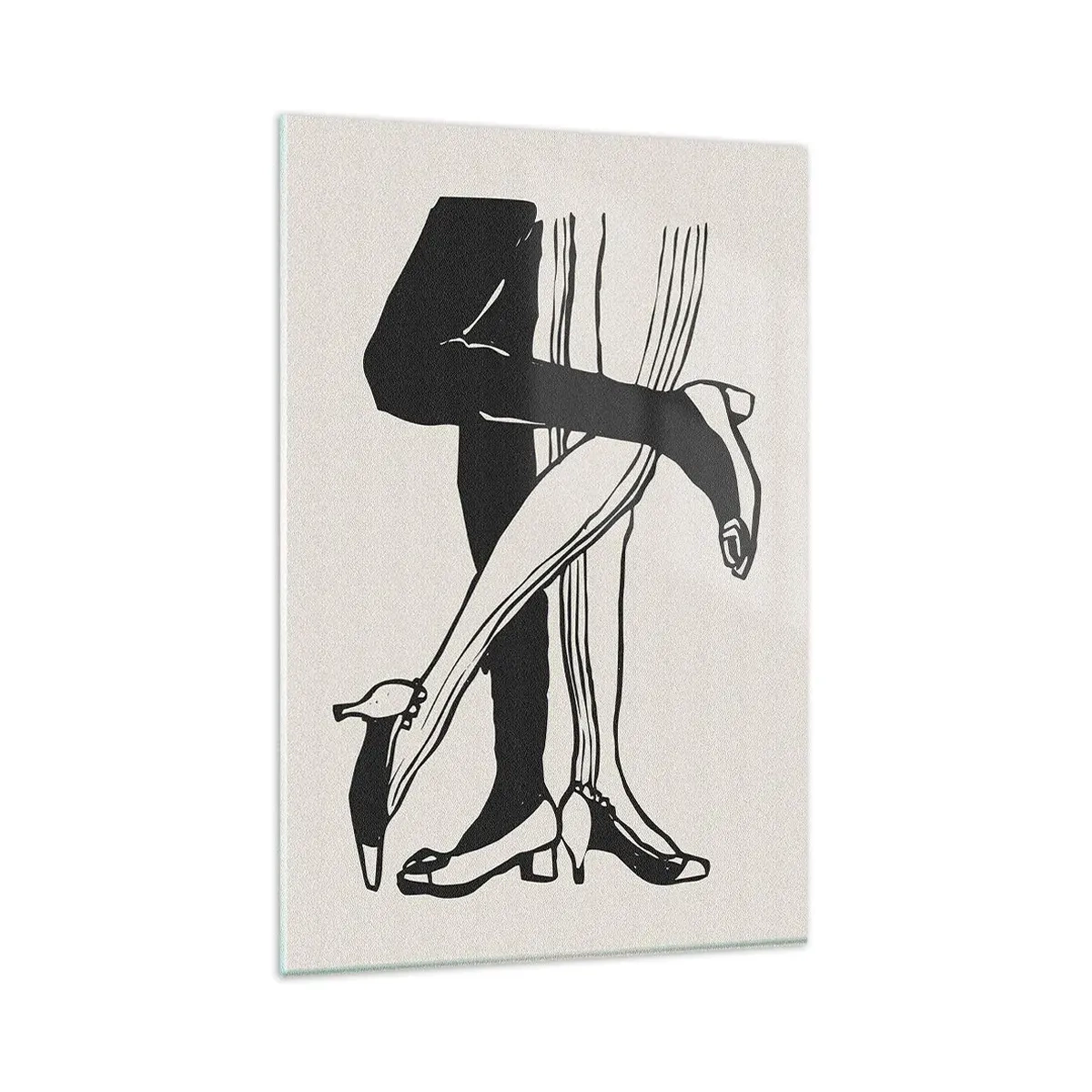 Cuadro sobre vidrio - Impresiones sobre Vidrio - Atributo femenino - 80x120 cm