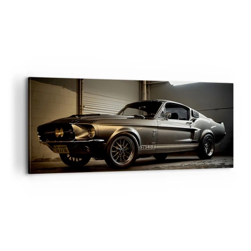 Cuadro sobre lienzo - Impresión de Imagen - Un retorno al pasado - 100x40 cm