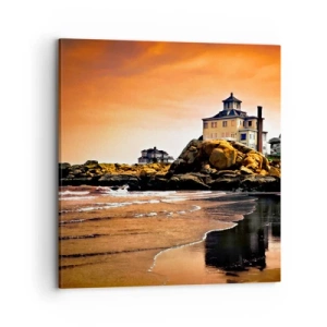 Cuadro sobre lienzo - Impresión de Imagen - La elegancia de la costa oeste - 70x70 cm