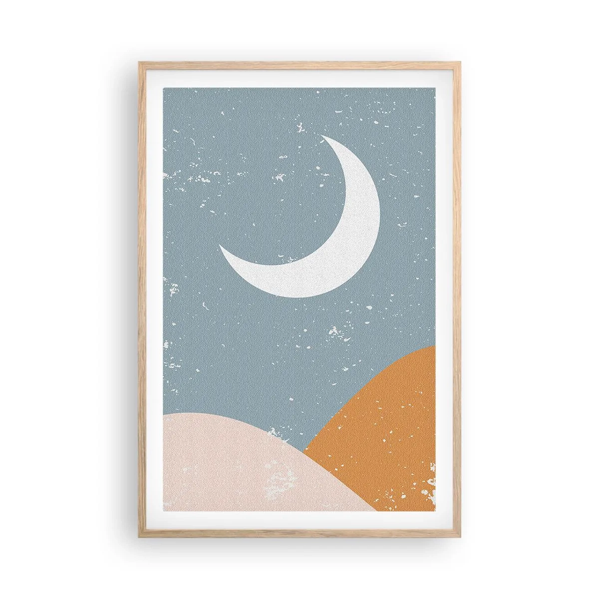 Póster en marco roble claro - La maravilla de muchas noches - 61x91 cm