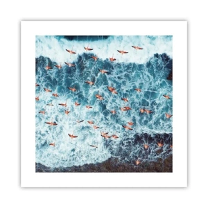 Póster - Un desfile marítimo - 40x40 cm