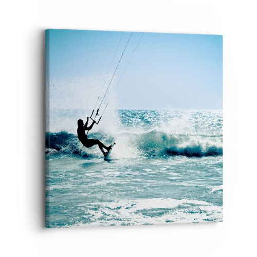 Cuadro sobre lienzo - Impresión de Imagen - Déjate llevar - 30x30 cm