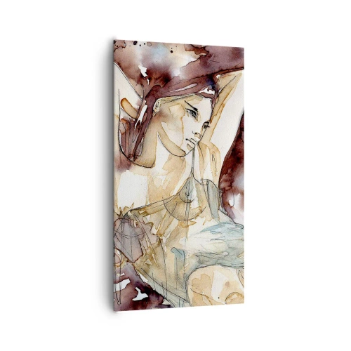 Cuadro sobre lienzo - Impresión de Imagen - En un estado de ánimo armónico - 65x120 cm