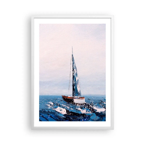 Póster en marco blanco - Hermandad del viento - 50x70 cm