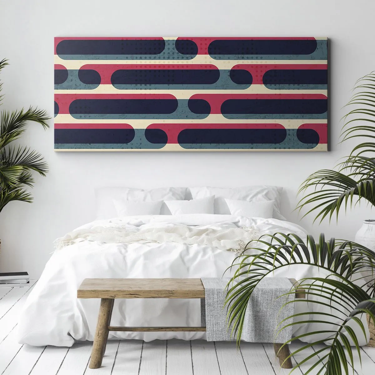 Cuadro sobre lienzo - Impresión de Imagen - Profundidad y relieve - 100x40 cm