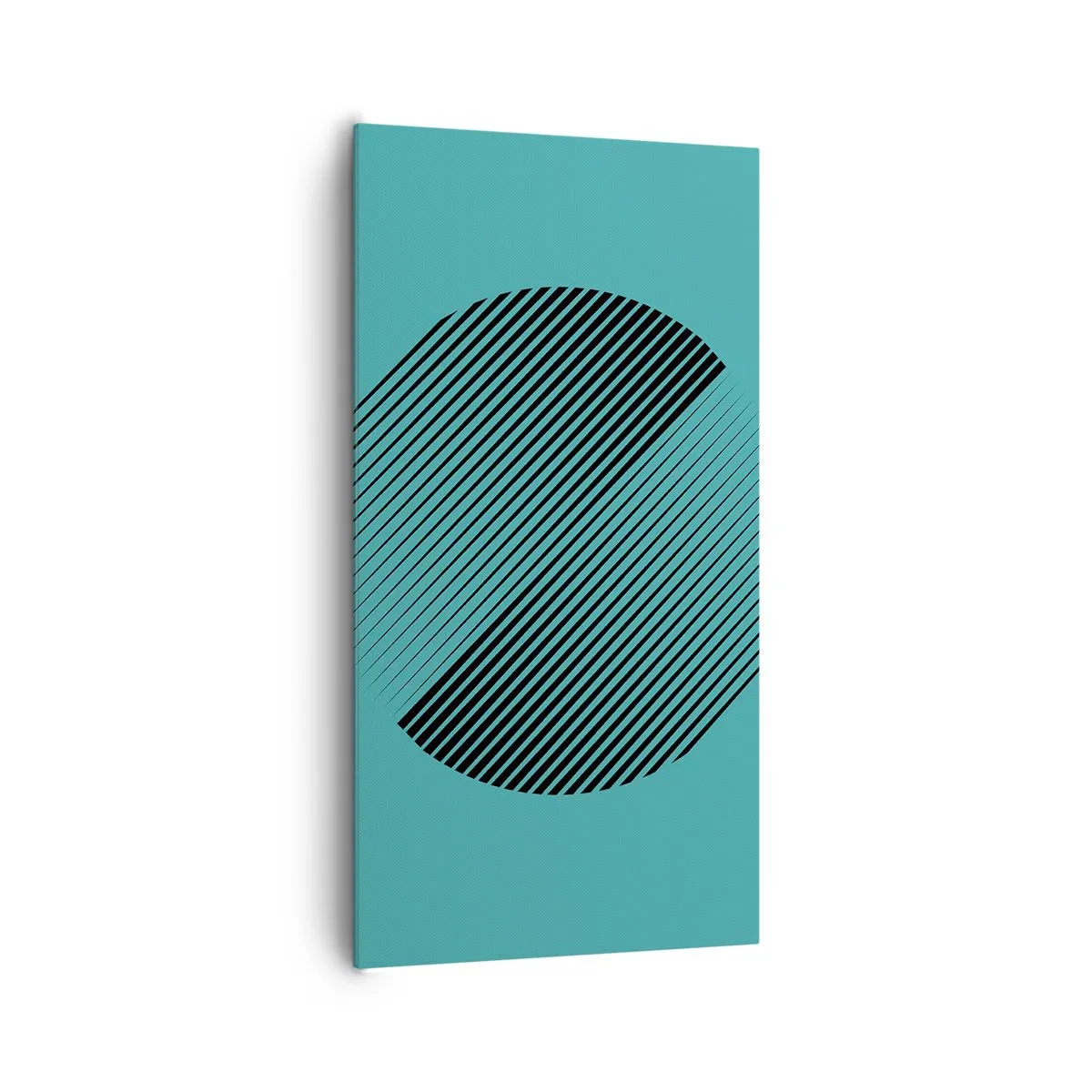 Cuadro sobre lienzo - Impresión de Imagen - El círculo: una variación geométrica - 65x120 cm