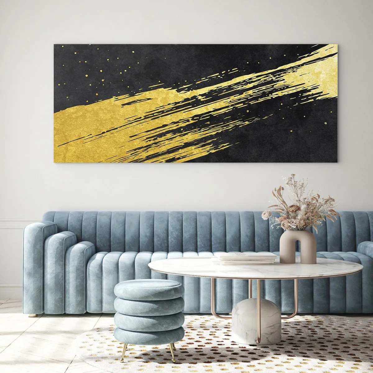 Cuadro sobre vidrio - Impresiones sobre Vidrio - Saltar al hiperespacio - 100x40 cm