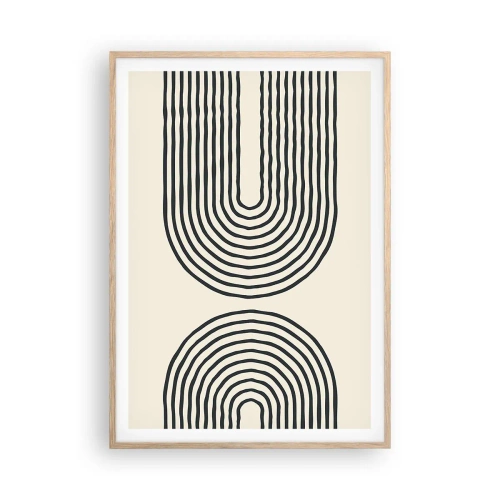 Póster en marco roble claro - Próximamente... - 70x100 cm