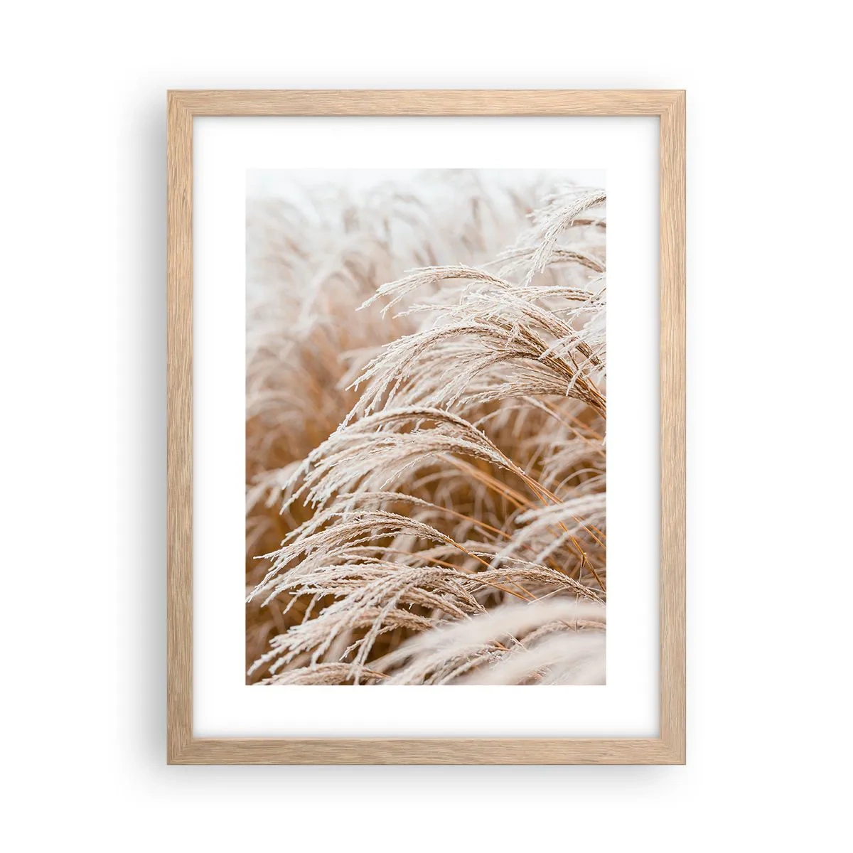 Póster en marco roble claro - El sol de otoño - 30x40 cm