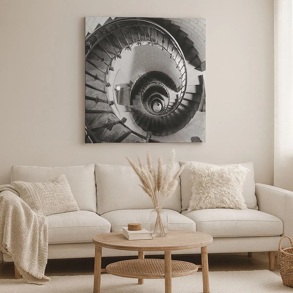 Cuadro sobre lienzo - Impresión de Imagen - Cada vez más alto - 30x30 cm