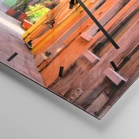 Esfera sin numeración, con rayas