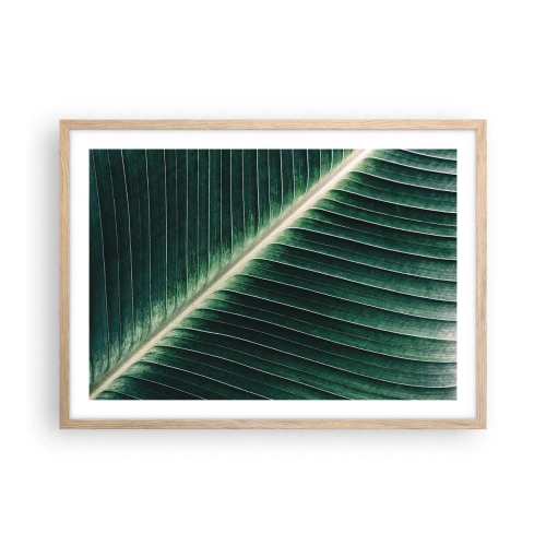 Póster en marco roble claro - El ritmo de la naturaleza - 70x50 cm
