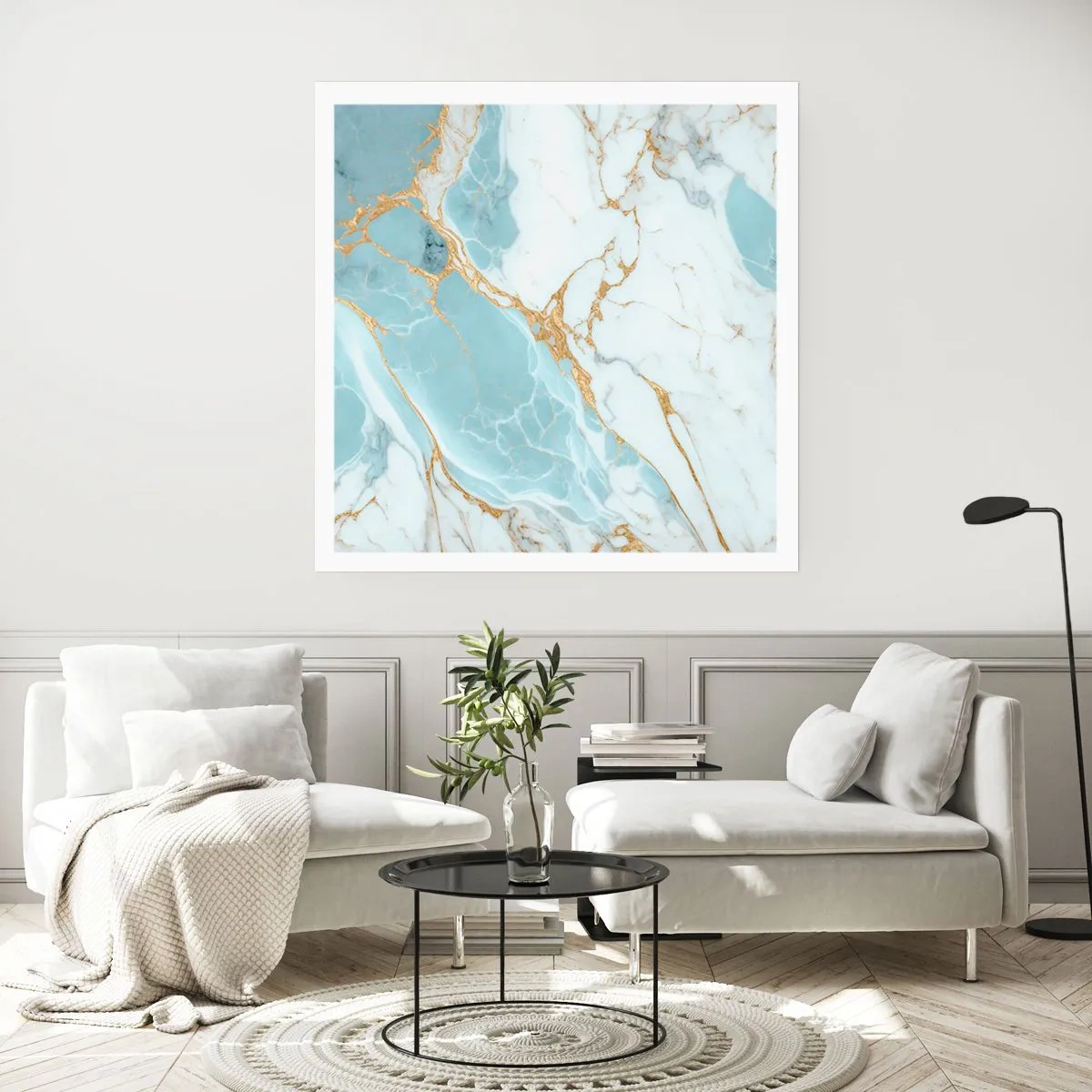 Póster - Riqueza en la piedra - 60x60 cm