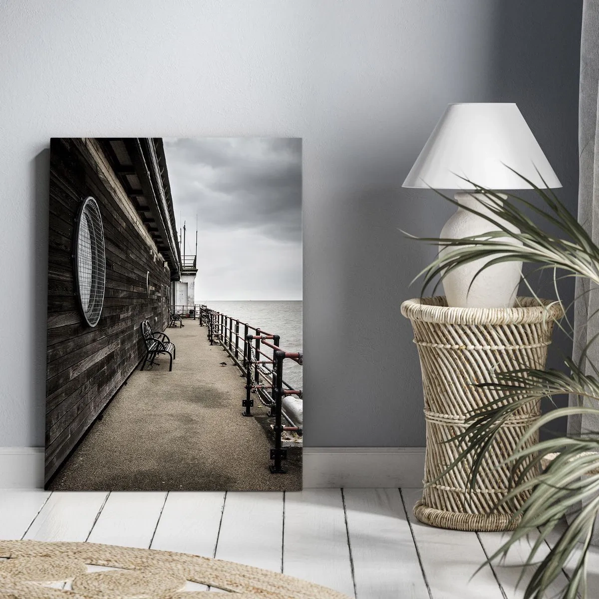 Cuadro sobre lienzo - Impresión de Imagen - El tiempo detenido - 80x120 cm