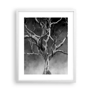 Póster en marco blanco - Primordial y sagrado - 40x50 cm
