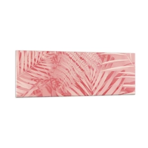 Cuadro sobre vidrio - Impresiones sobre Vidrio - Concepto rosa - 90x30 cm