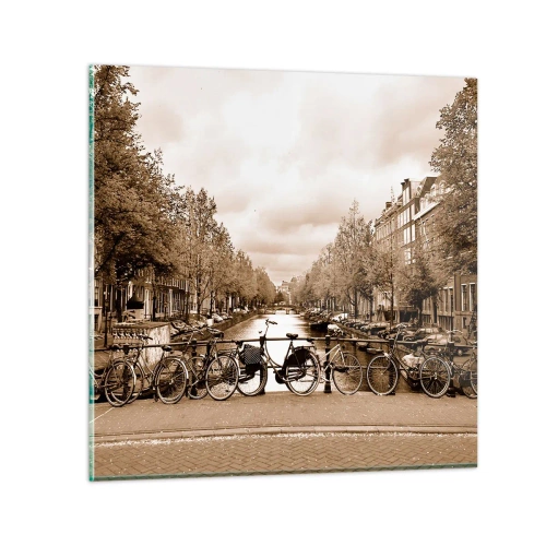 Cuadro sobre vidrio - Impresiones sobre Vidrio - Holanda solo hay una - 70x70 cm