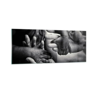 Cuadro sobre vidrio - Impresiones sobre Vidrio - Ser humano - 100x40 cm