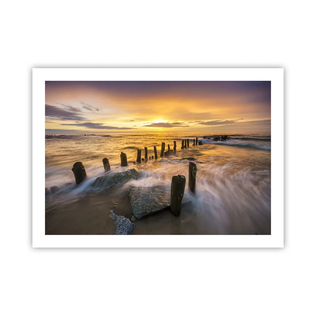 Póster - La cruda belleza del Báltico - 70x50 cm