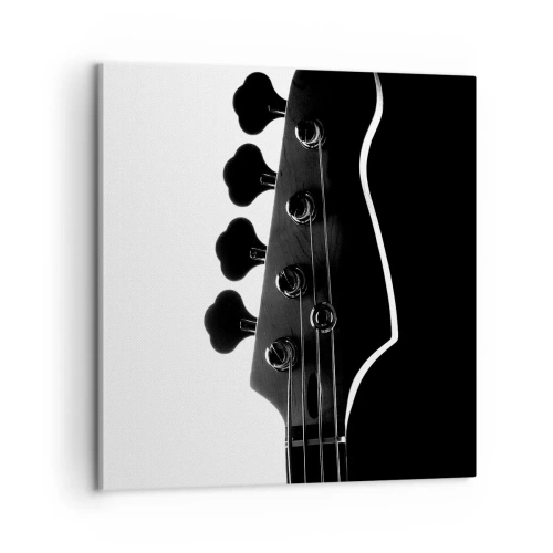 Cuadro sobre lienzo - Impresión de Imagen - Silencio musical  - 60x60 cm