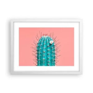 Póster en marco blanco - Se mira, pero no se toca - 40x30 cm