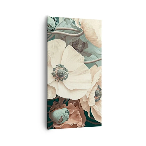 Cuadro sobre lienzo - Impresión de Imagen - Susurro de amapolas - 65x120 cm