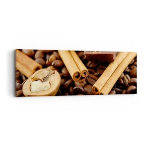 Cuadro sobre lienzo - Impresión de Imagen - Concierto de aromas - 90x30 cm