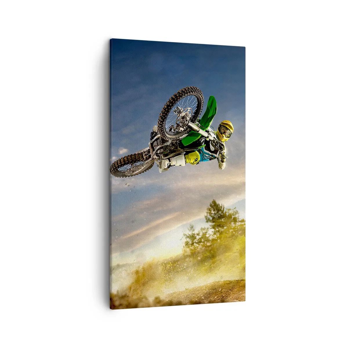 Cuadro sobre lienzo - Impresión de Imagen - ¡Enciende tus emociones! - 45x80 cm