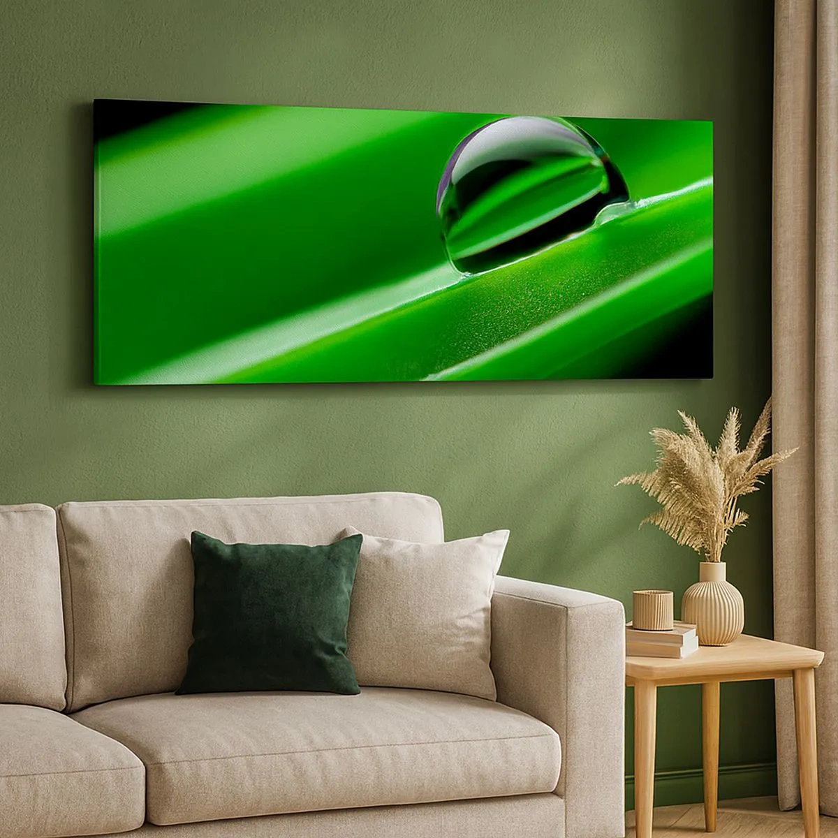 Cuadro sobre lienzo - Impresión de Imagen - La vida de cerca - 100x40 cm