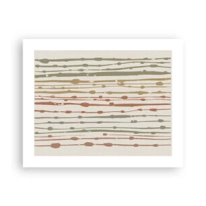 Póster - Composición de notas musicales - 50x40 cm