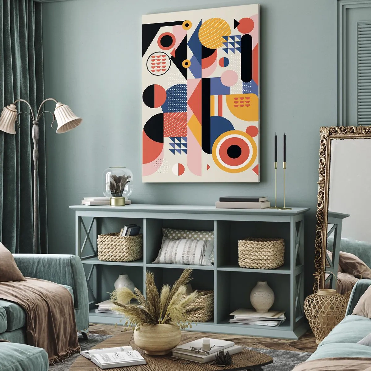 Cuadro sobre lienzo - Impresión de Imagen - Composición: juegos - 55x100 cm