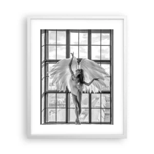 Póster en marco blanco - ¿Ciudad de los ángeles? - 40x50 cm